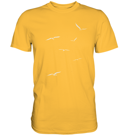 Vogelschwarm – Traum vom Fliegen - Premium Shirt