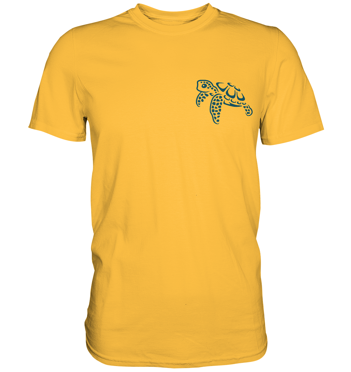 Lässig lustige Wasserschildkröte - Premium Shirt