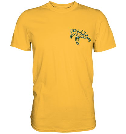 Lässig lustige Wasserschildkröte - Premium Shirt