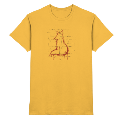 Street Art Fuchs Silhouette - Premium Shirt