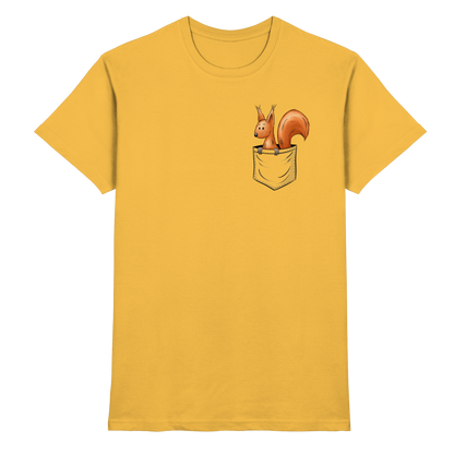 Lässiges Eichhörnchen In Tasche - Premium Shirt