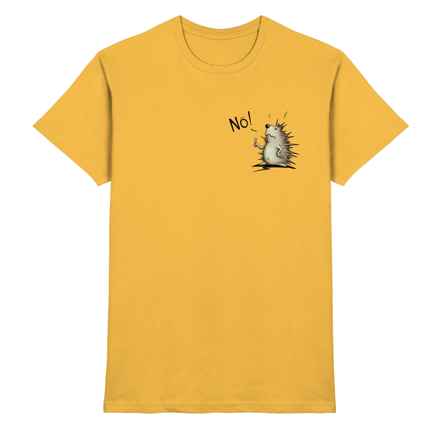 Nö! Grummeliger Igel - Premium Shirt