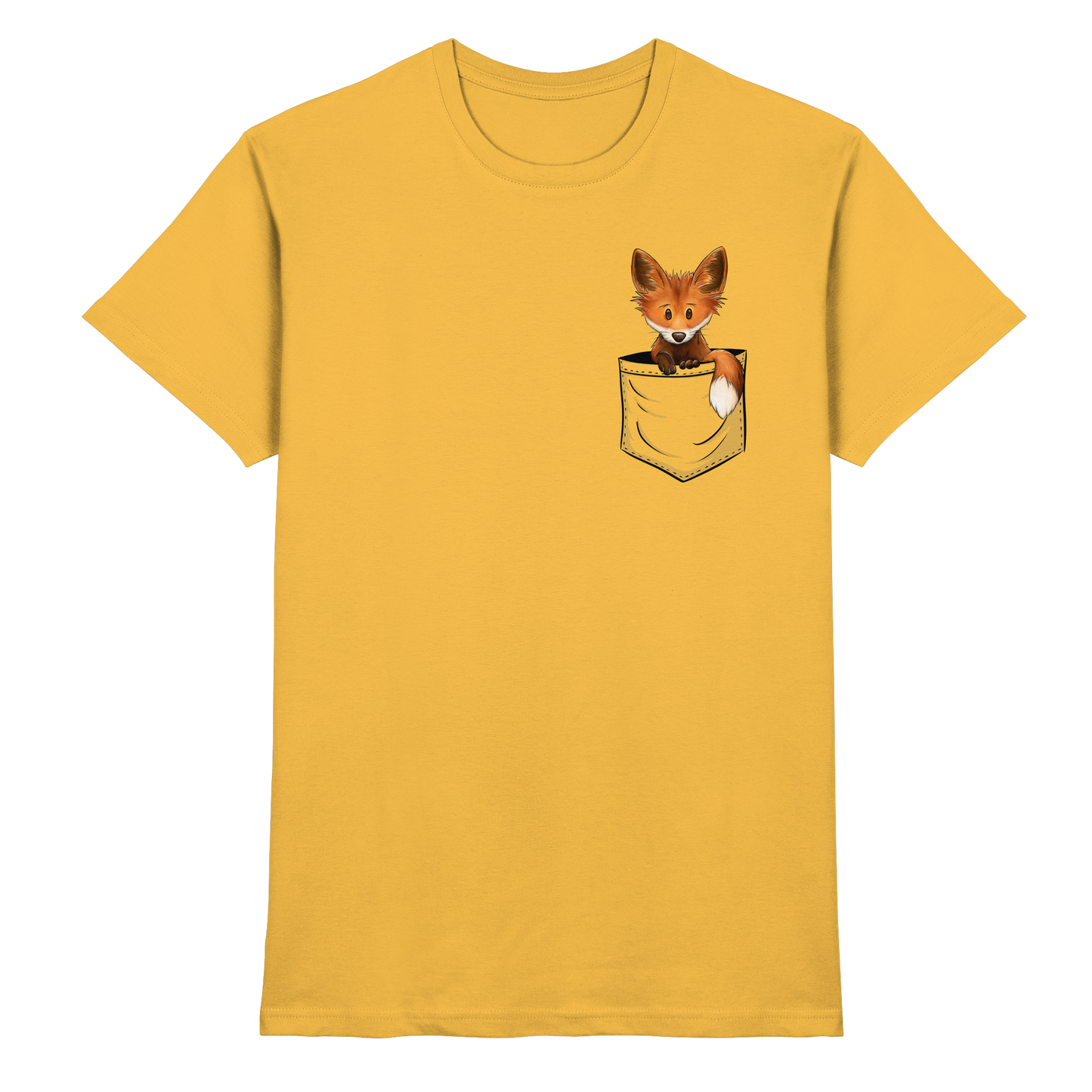 Funky Fuchs in der Tasche - Premium Shirt
