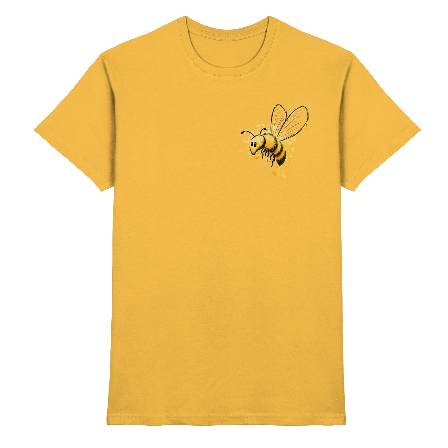 Lässige kleine Honig-Biene - Premium Shirt