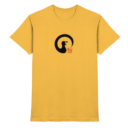 Moin kreischende japanische Enso Möwe - Premium Shirt