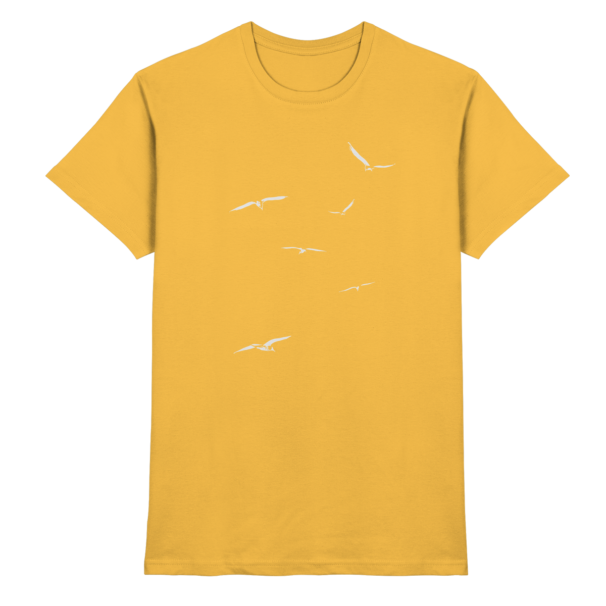 Vogelschwarm – Traum vom Fliegen - Premium Shirt
