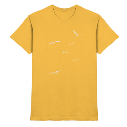 Vogelschwarm – Traum vom Fliegen - Premium Shirt