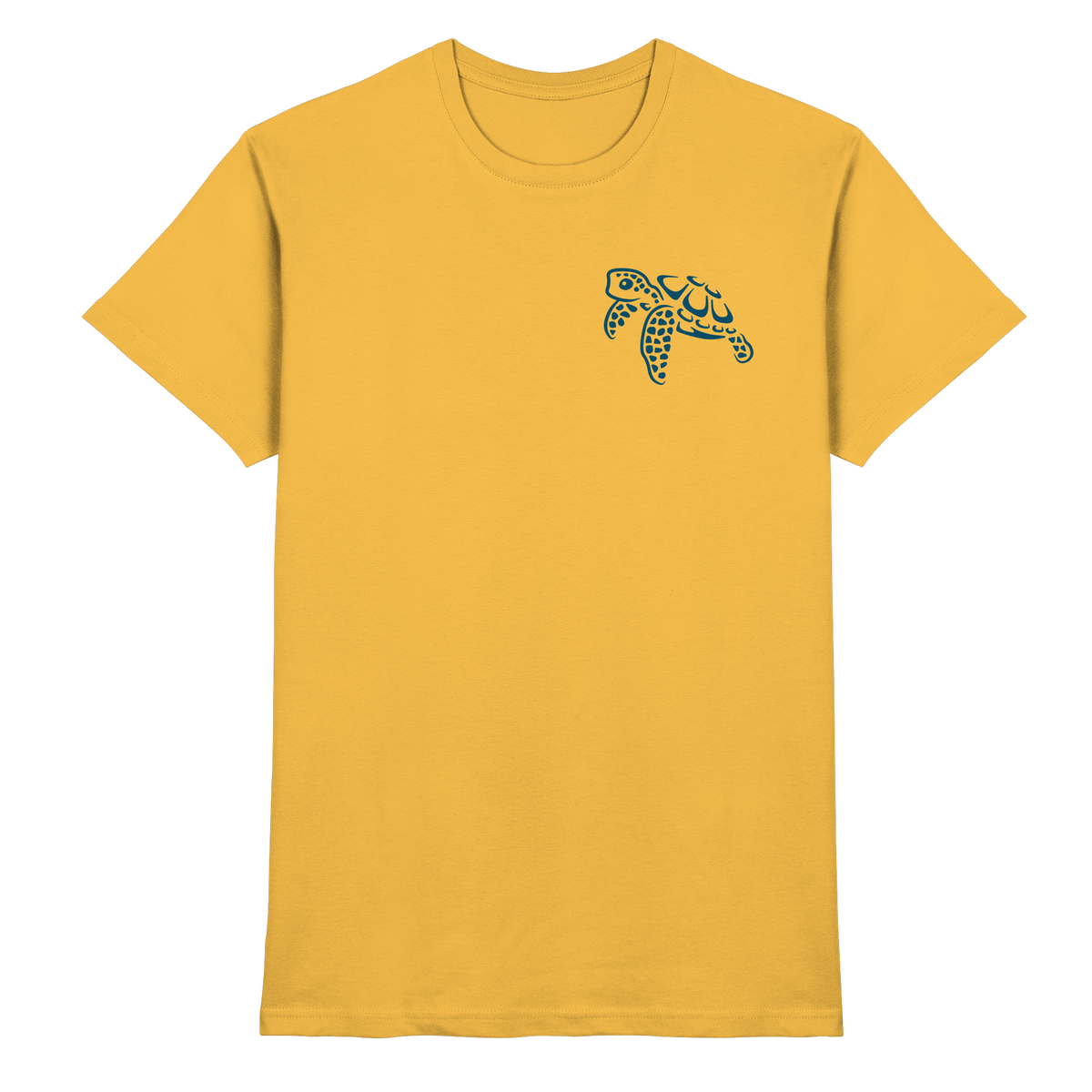 Lässig lustige Wasserschildkröte - Premium Shirt