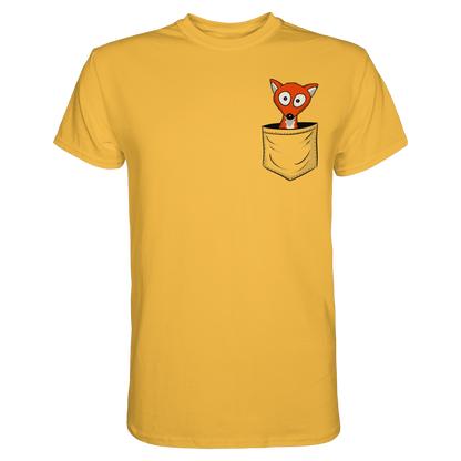 Fuchs in der Brusttasche | Taschen-Fuchs - Premium Shirt