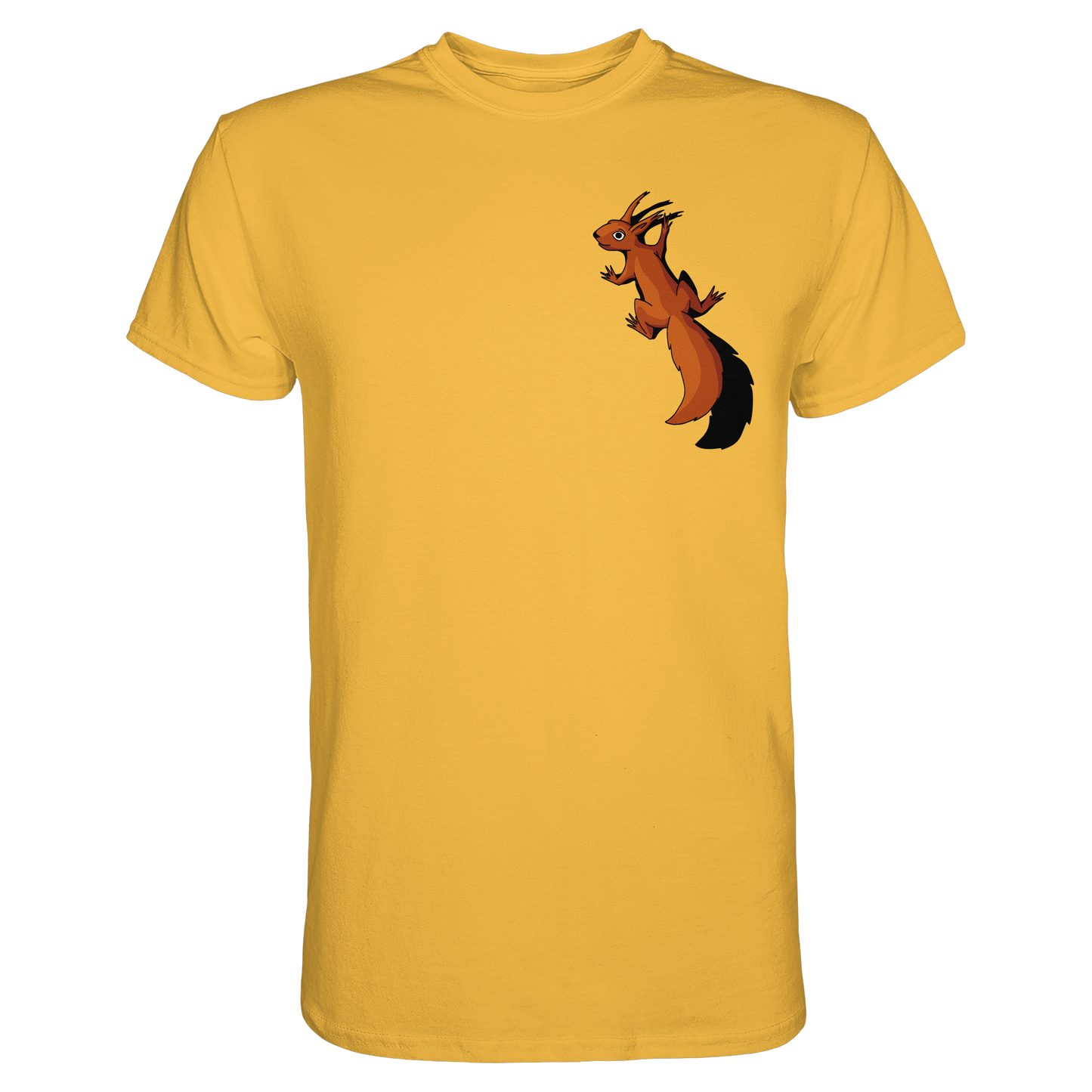 Süßes Eichhörnchen klettert - Premium Shirt