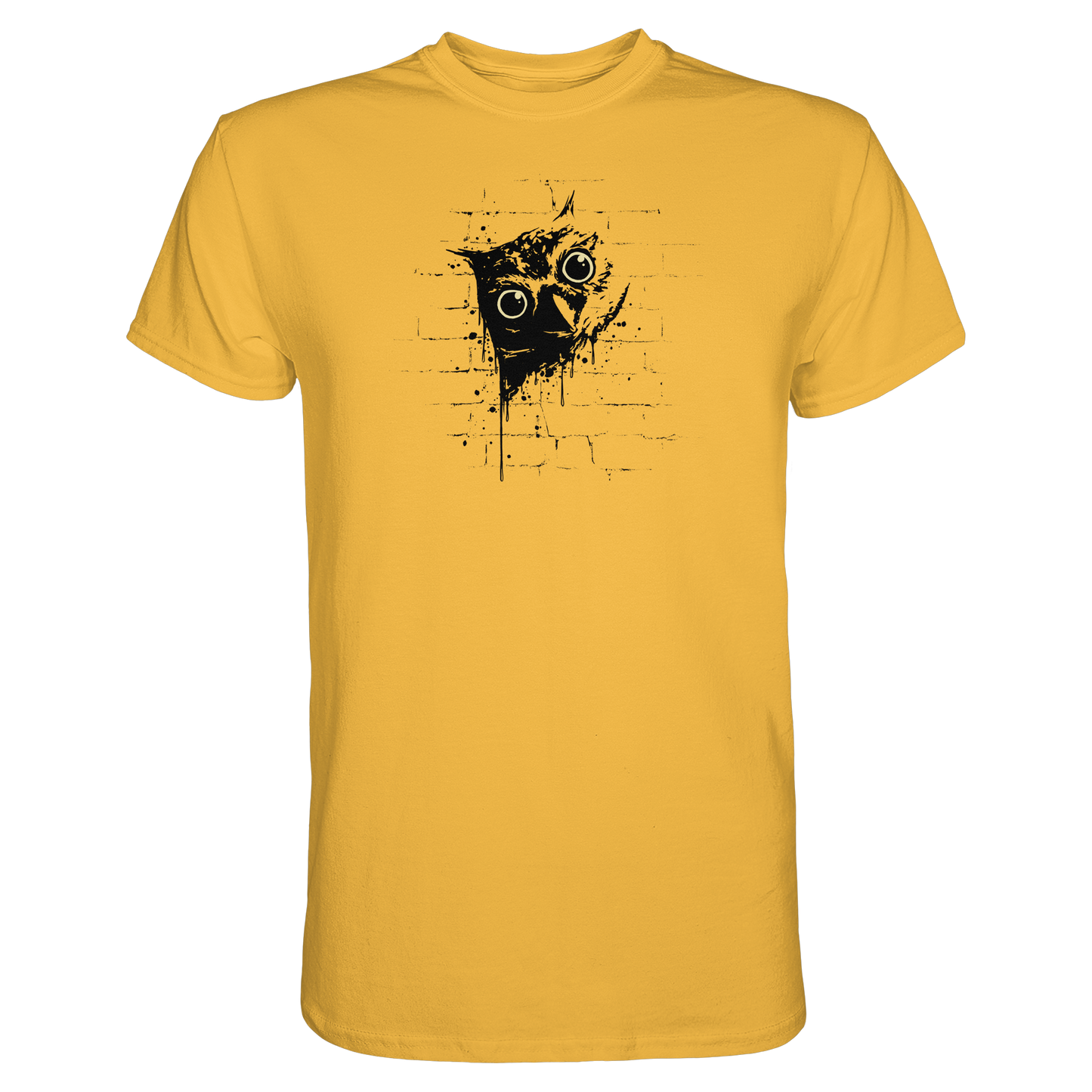 Lässige Street Art Eule - Premium Shirt