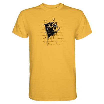Lässige Street Art Eule - Premium Shirt
