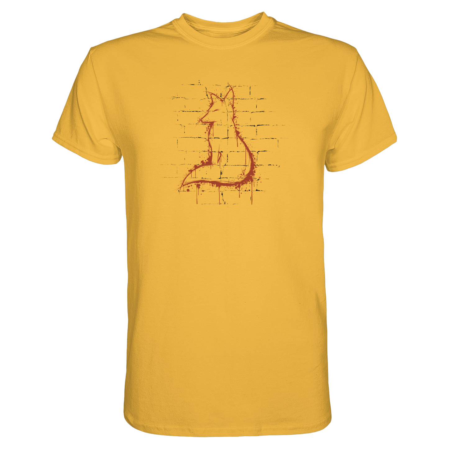 Street Art Fuchs Silhouette - Premium Shirt