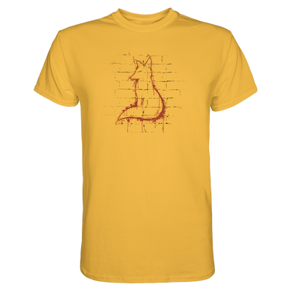 Street Art Fuchs Silhouette - Premium Shirt