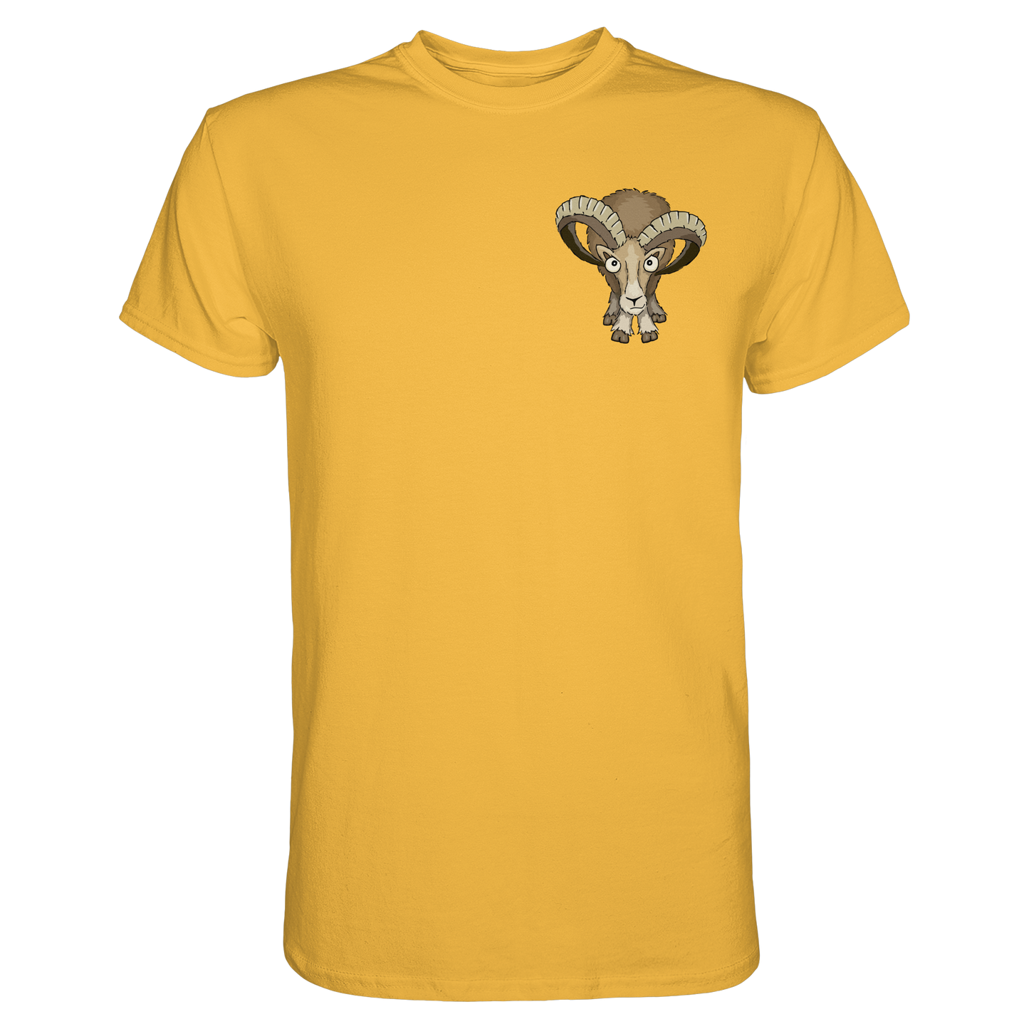 Bockiges Mufflon Widder Schafbock - Premium Shirt