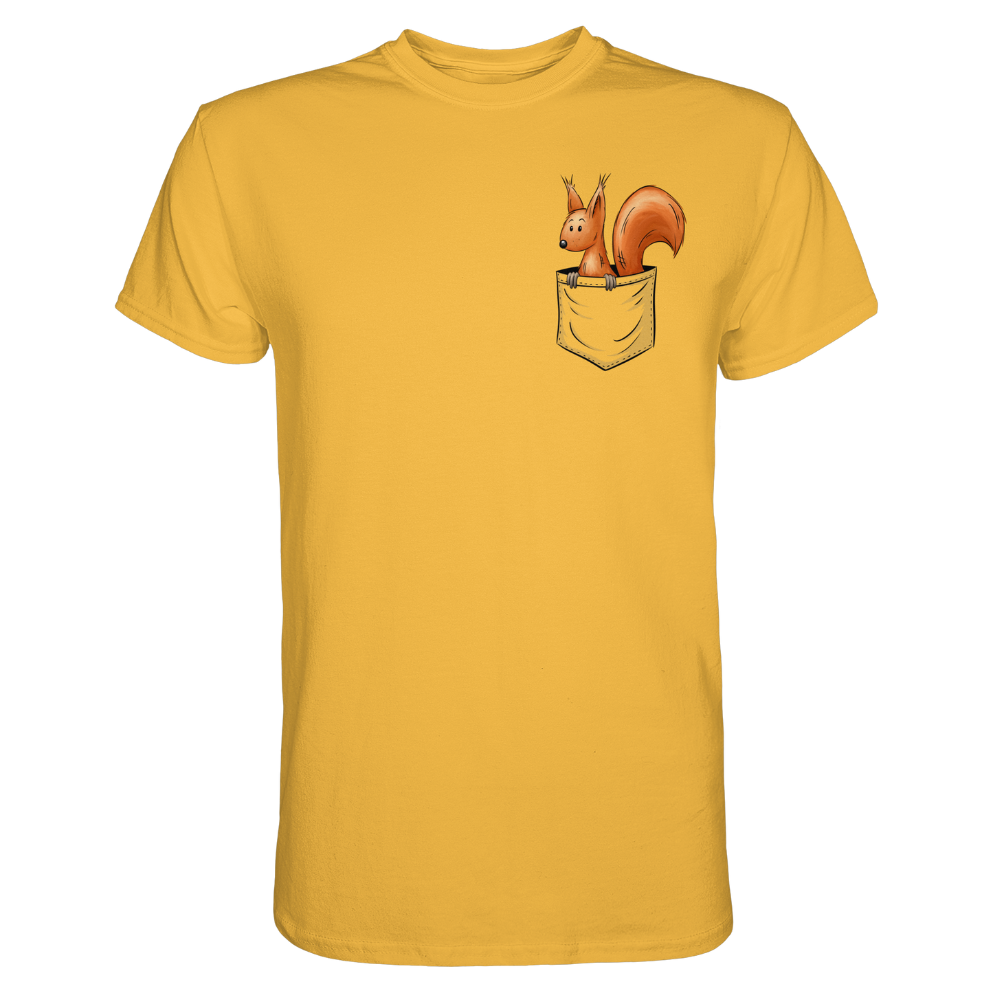 Lässiges Eichhörnchen In Tasche - Premium Shirt