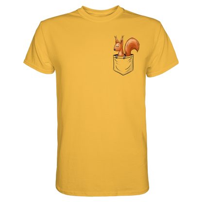 Lässiges Eichhörnchen In Tasche - Premium Shirt