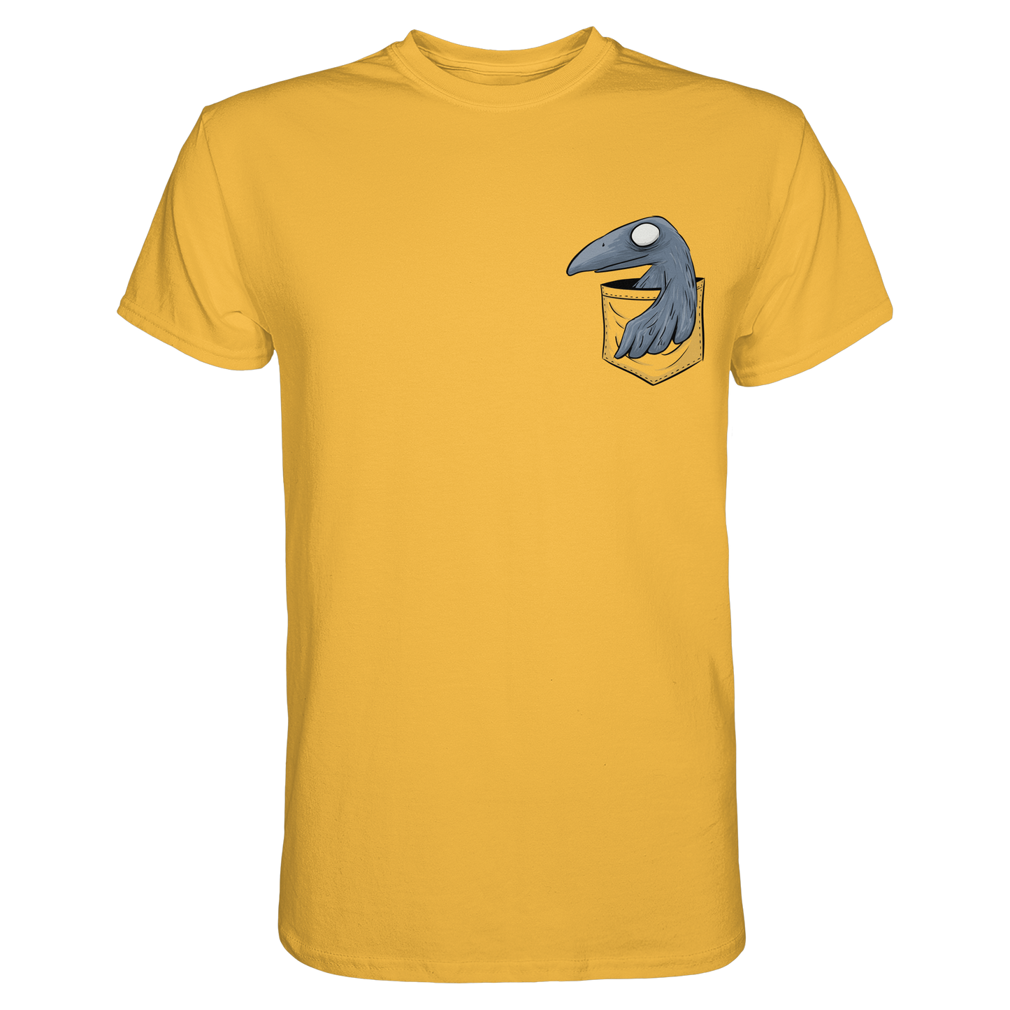 Grufti Rabe Krähe in der Tasche - Premium Shirt
