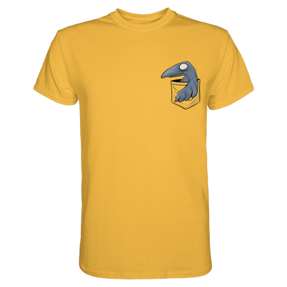 Grufti Rabe Krähe in der Tasche - Premium Shirt