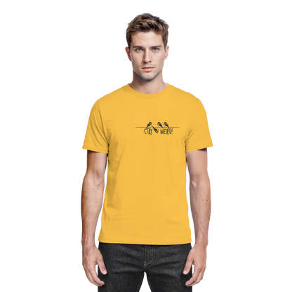 Stay Weird! Schräger Vogel Spatz - Premium Shirt