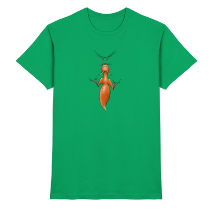 Rotes Eichhörnchen hängt ab - Premium Shirt
