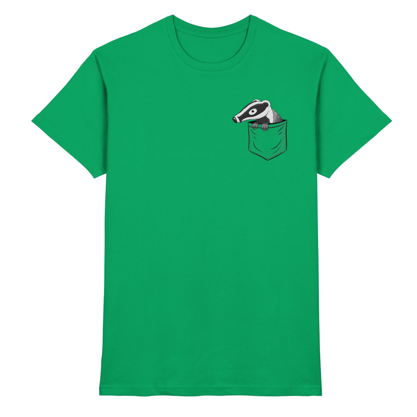 Lustig gemütlicher Dachs In der Tasche - Premium Shirt