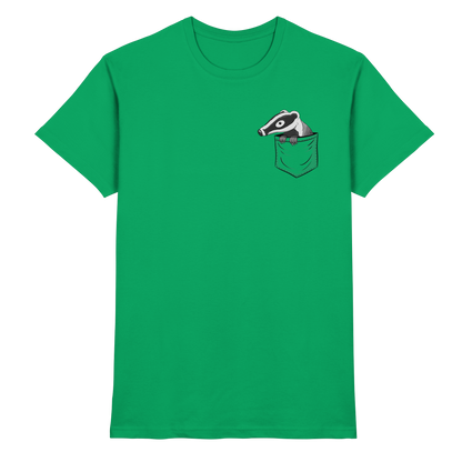 Lustig gemütlicher Dachs In der Tasche - Premium Shirt