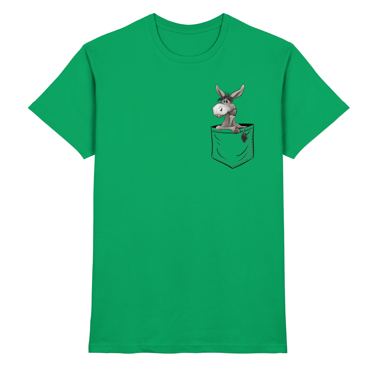 Bockiger Esel in Deiner Tasche - Premium Shirt