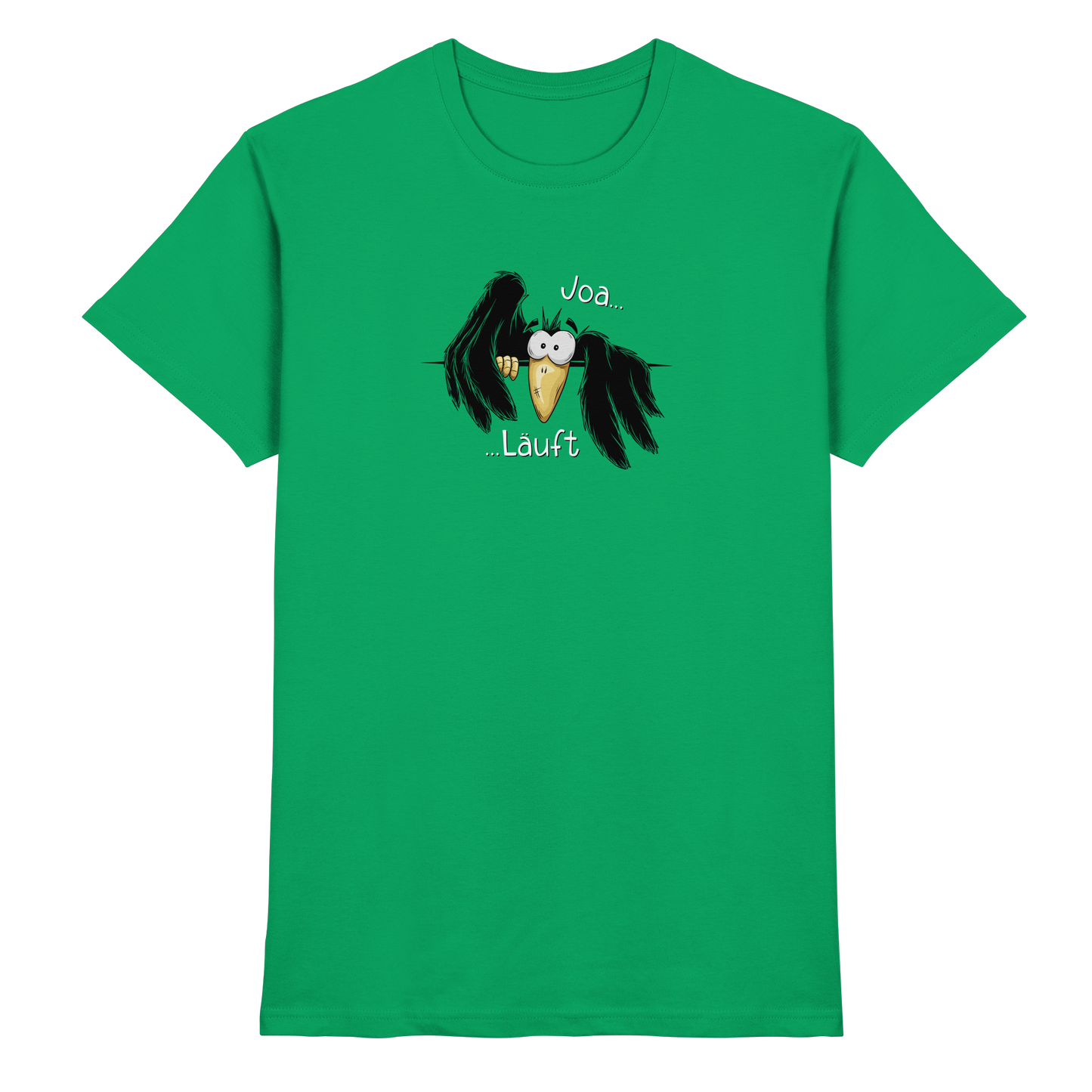 Joa Läuft Krähe gechillter Rabe - Premium Shirt