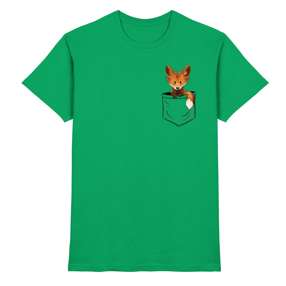 Funky Fuchs in der Tasche - Premium Shirt