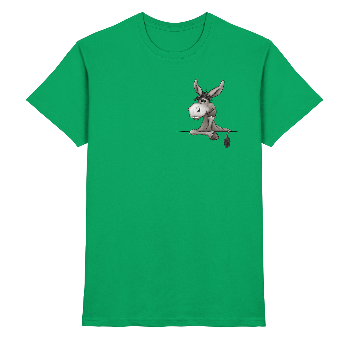 Lustiger lässiger Esel - Premium Shirt