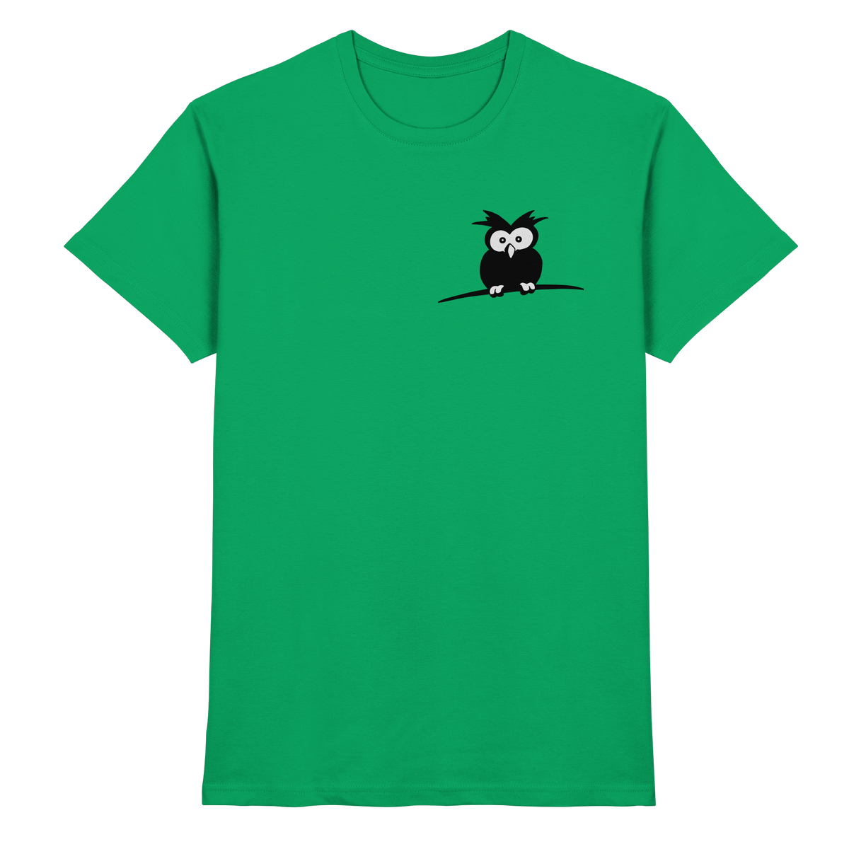 Kleine struppige Eule - Premium Shirt