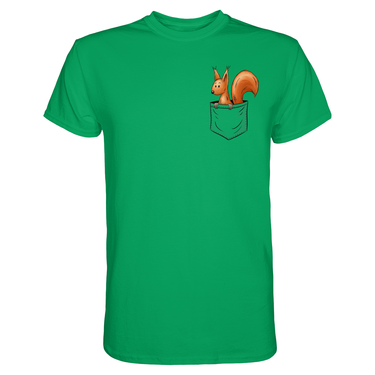 Lässiges Eichhörnchen In Tasche - Premium Shirt