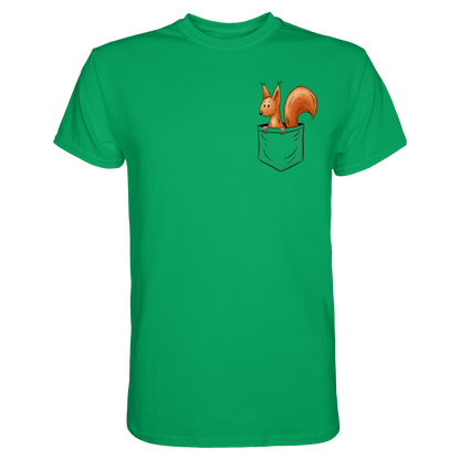 Lässiges Eichhörnchen In Tasche - Premium Shirt