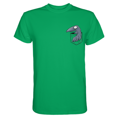 Grufti Rabe Krähe in der Tasche - Premium Shirt