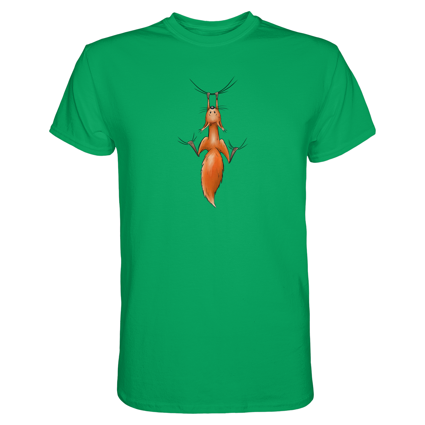 Rotes Eichhörnchen hängt ab - Premium Shirt