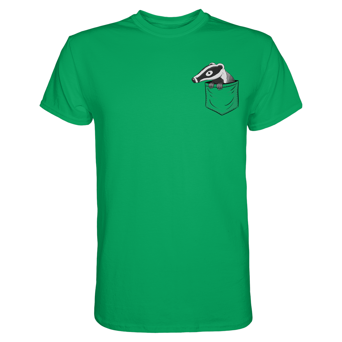 Lustig gemütlicher Dachs In der Tasche - Premium Shirt