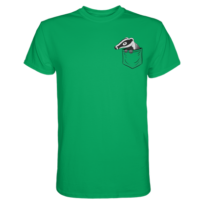 Lustig gemütlicher Dachs In der Tasche - Premium Shirt