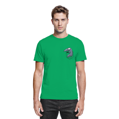 Grufti Rabe Krähe in der Tasche - Premium Shirt