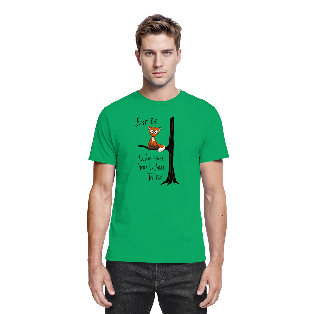 Just Be Whatever | Fuchs wie Eule - Premium Shirt