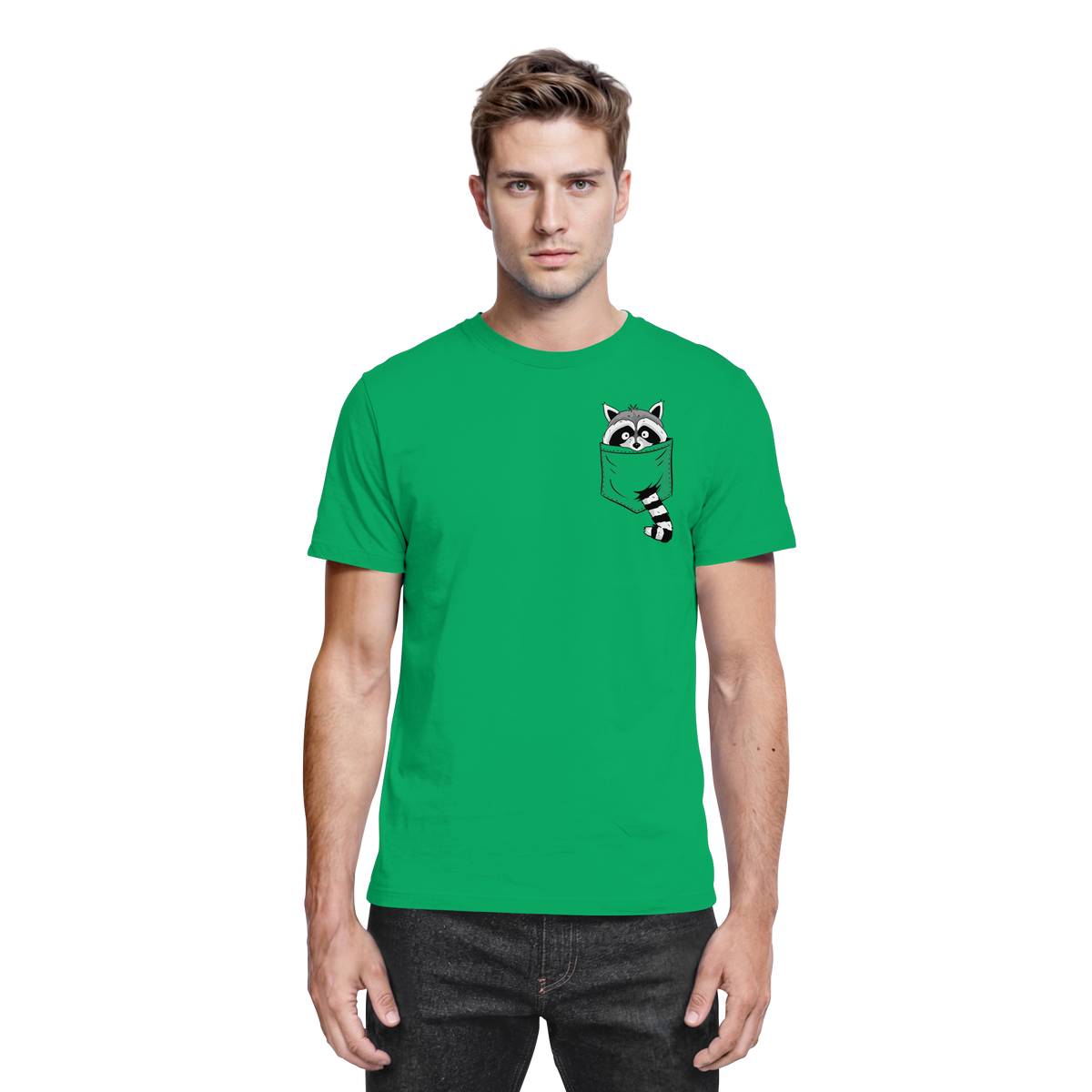 Waschbär in Deiner Tasche - Premium Shirt