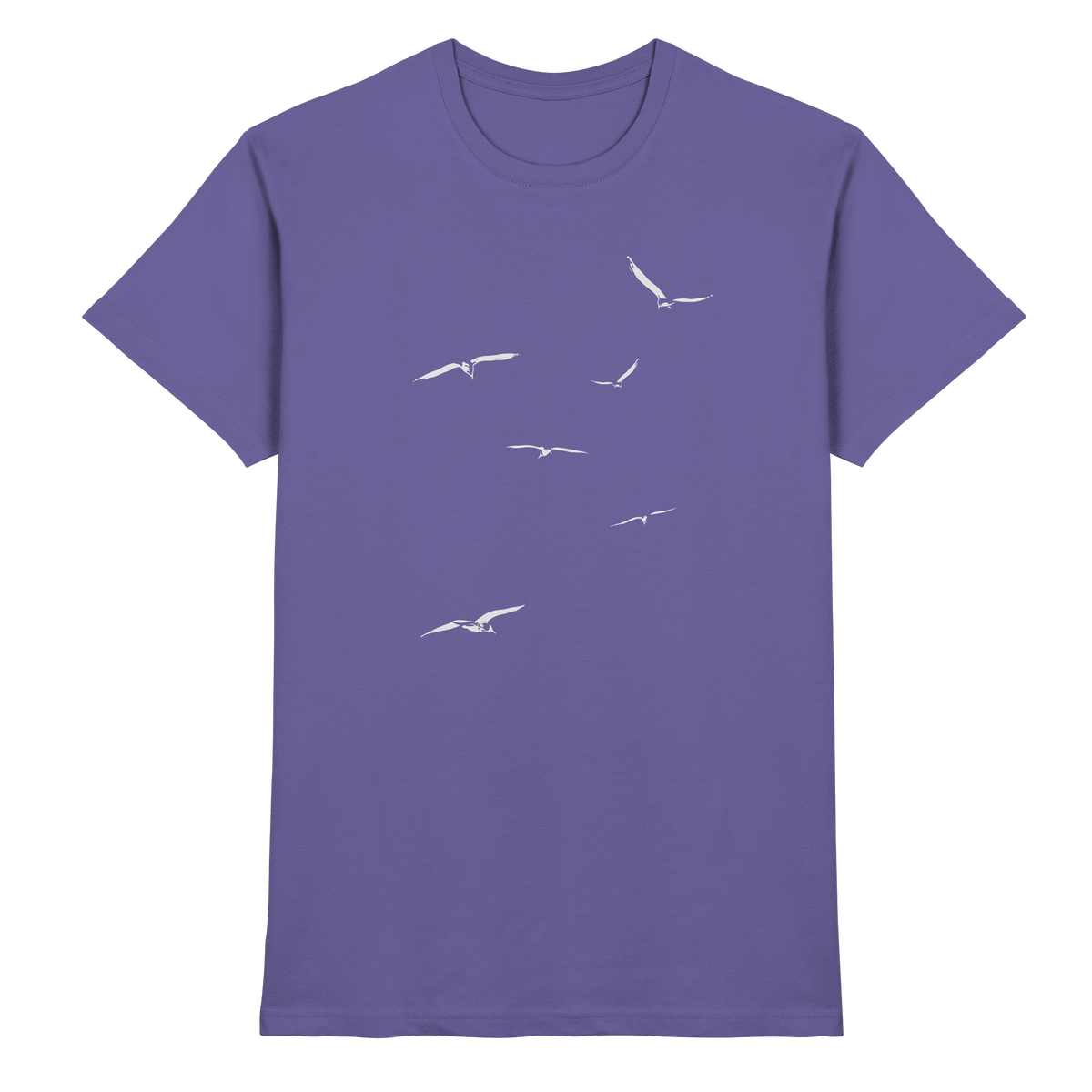 Vogelschwarm – Traum vom Fliegen - Premium Shirt