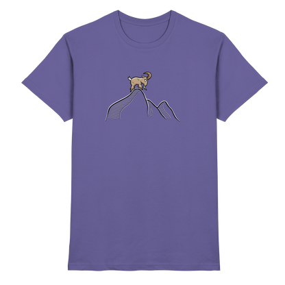 Ziegenbock in den Bergen - Premium Shirt
