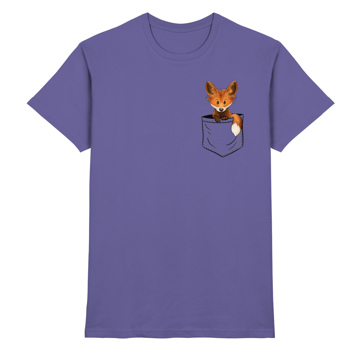 Funky Fuchs in der Tasche - Premium Shirt