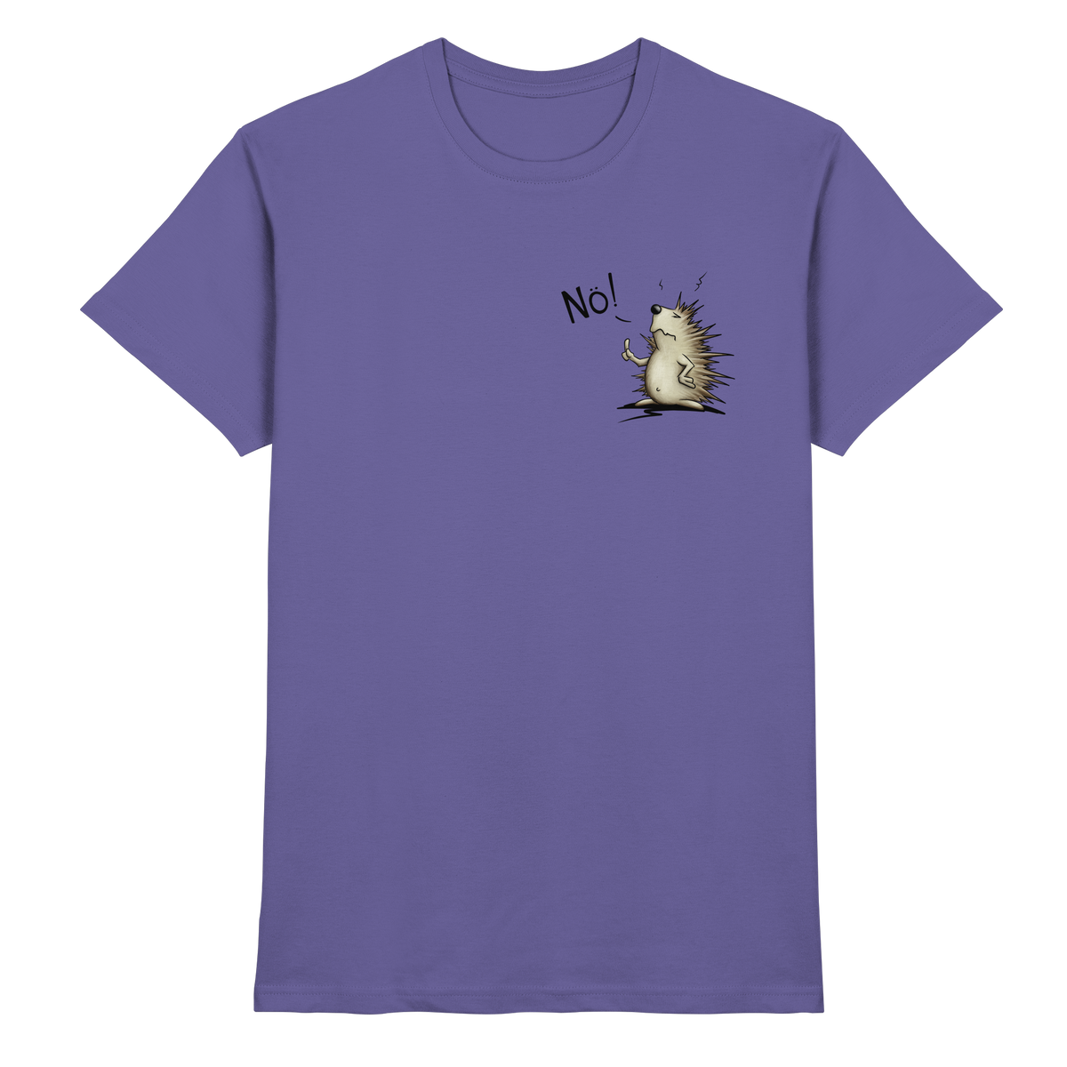Nö! Grummeliger Igel - Premium Shirt
