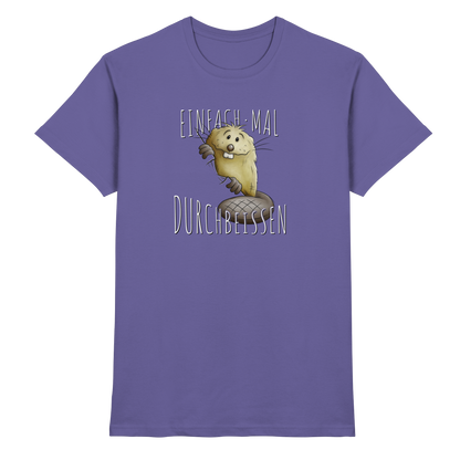 Einfach mal Durchbeissen Biber - Premium Shirt