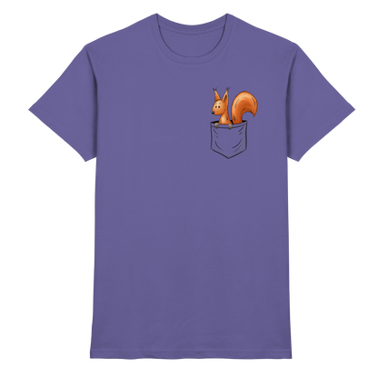 Lässiges Eichhörnchen In Tasche - Premium Shirt