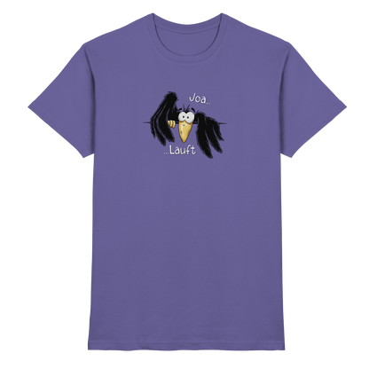 Joa Läuft Krähe gechillter Rabe - Premium Shirt