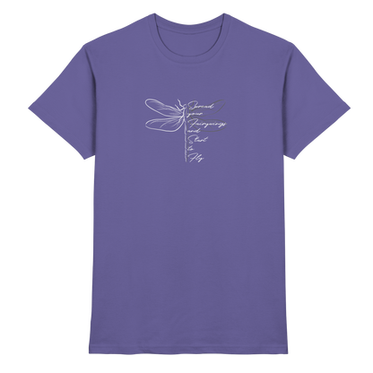 Breite die Flügel aus und flieg los | Libelle - Premium Shirt