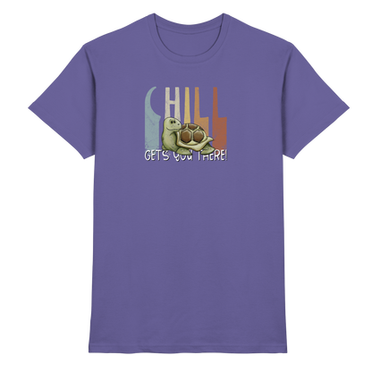 Gechillt gemütliche Schildkröte - Premium Shirt
